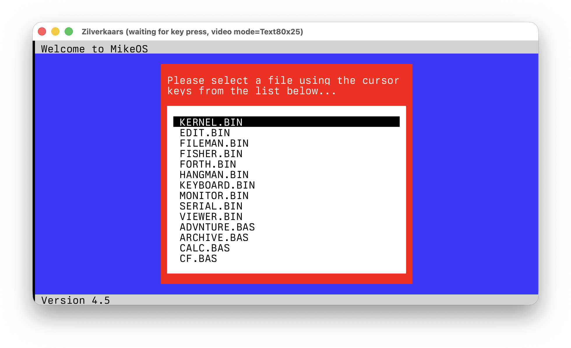 Programselector